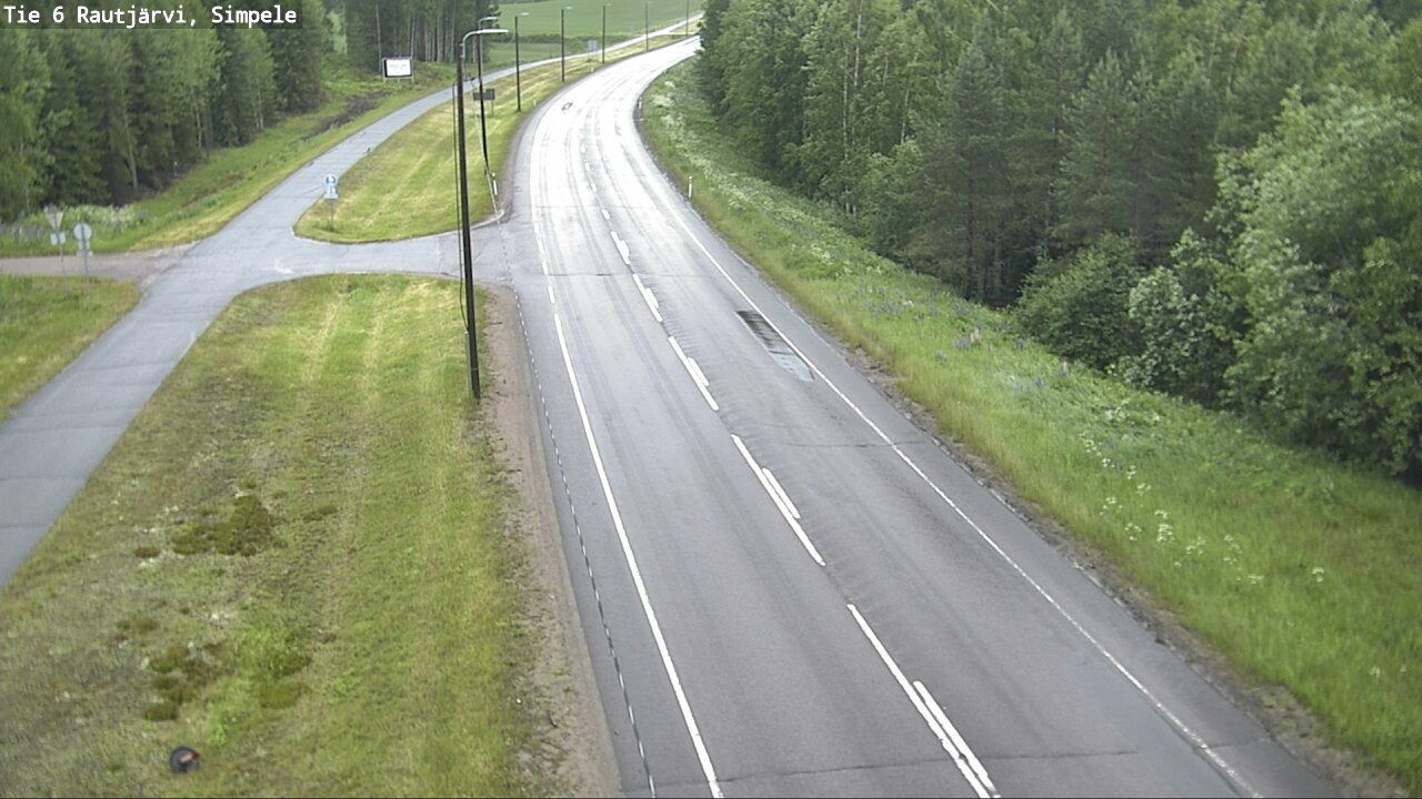 Kelikamerat Kuva Tie 6 Rautjärvi, Simpele, Rautjärvi, Etelä-Karjala