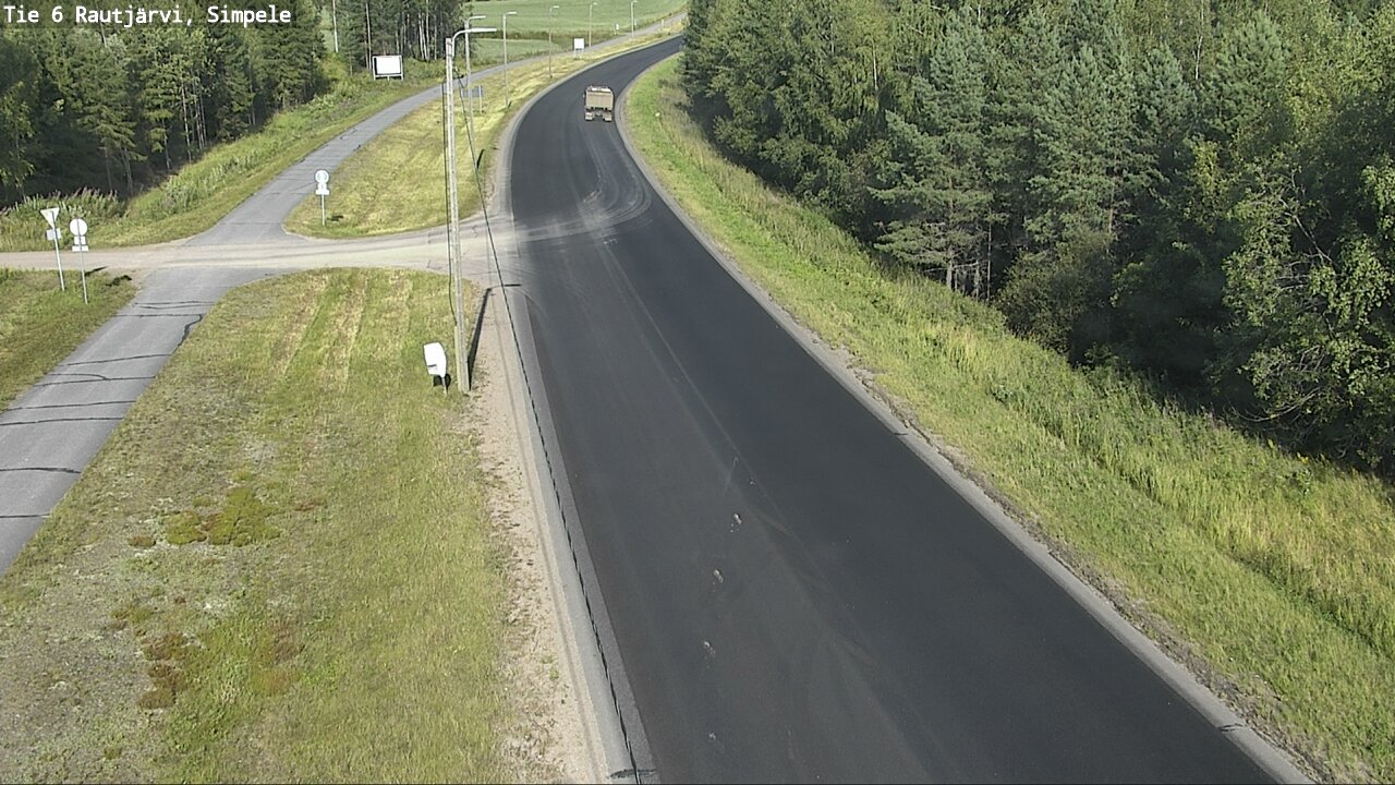 Kelikamerat Kuva Tie 6 Rautjärvi, Simpele, Rautjärvi, Etelä-Karjala