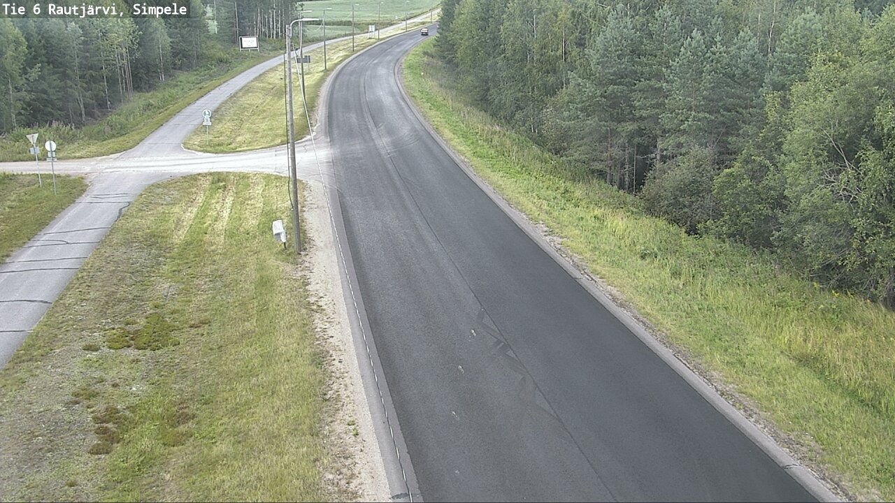 Kelikamerat Kuva Tie 6 Rautjärvi, Simpele, Rautjärvi, Etelä-Karjala