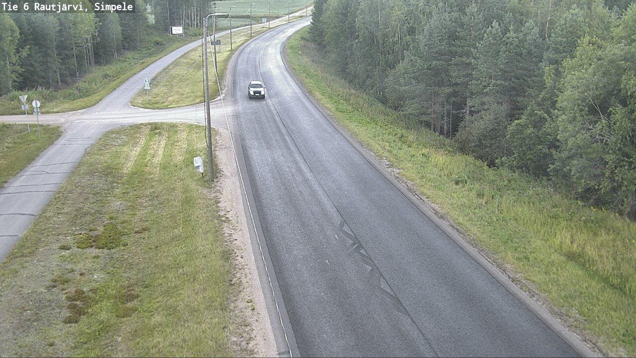 Kelikamerat Kuva Tie 6 Rautjärvi, Simpele, Rautjärvi, Etelä-Karjala