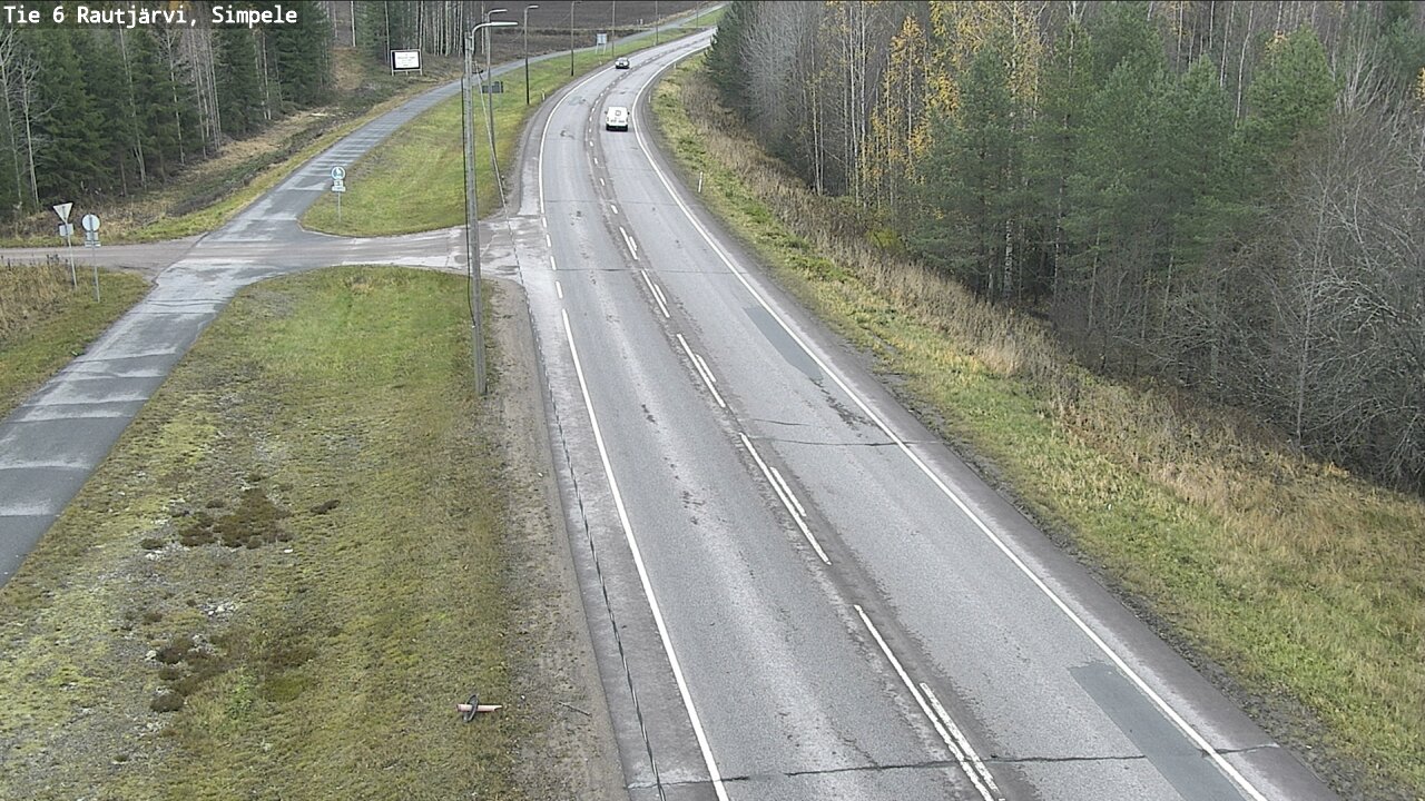 Kelikamerat Kuva Tie 6 Rautjärvi, Simpele, Rautjärvi, Etelä-Karjala