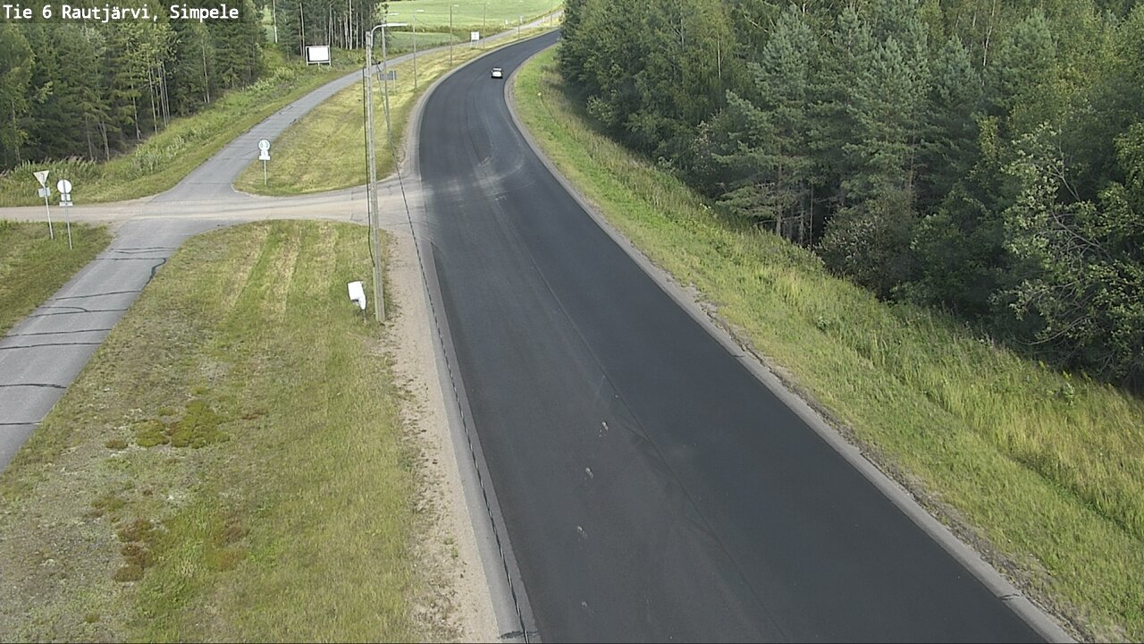 Kelikamerat Kuva Tie 6 Rautjärvi, Simpele, Rautjärvi, Etelä-Karjala