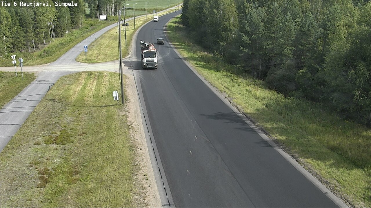Kelikamerat Kuva Tie 6 Rautjärvi, Simpele, Rautjärvi, Etelä-Karjala