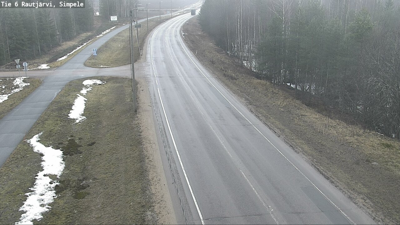 Kelikamerat Kuva Tie 6 Rautjärvi, Simpele, Rautjärvi, Etelä-Karjala