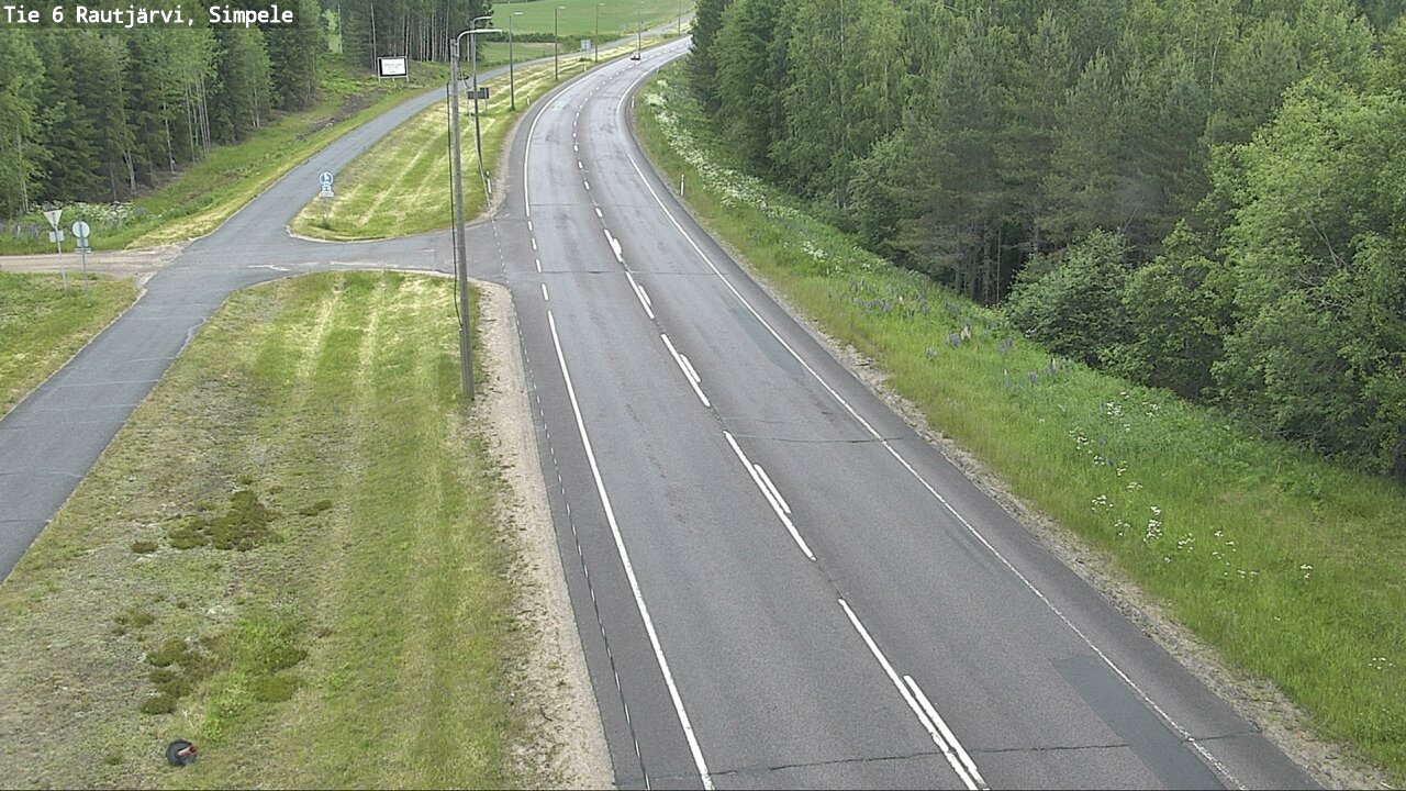 Kelikamerat Kuva Tie 6 Rautjärvi, Simpele, Rautjärvi, Etelä-Karjala