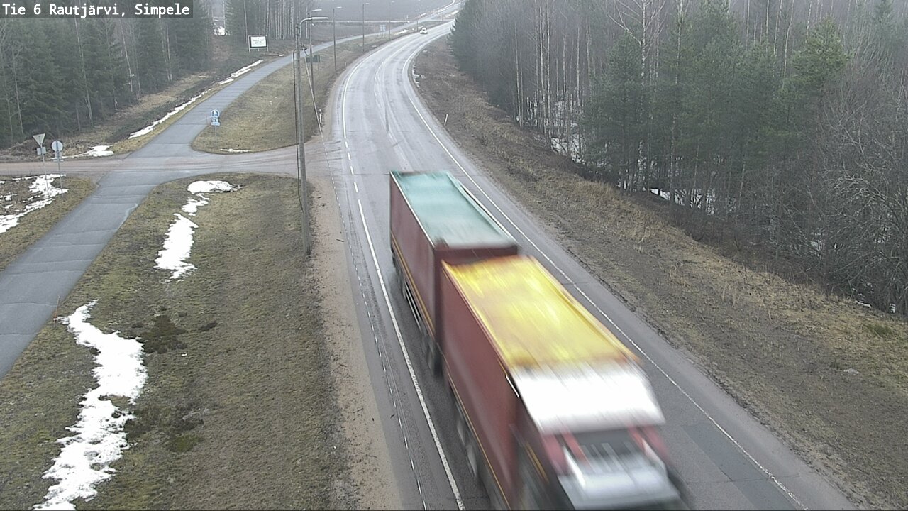 Kelikamerat Kuva Tie 6 Rautjärvi, Simpele, Rautjärvi, Etelä-Karjala