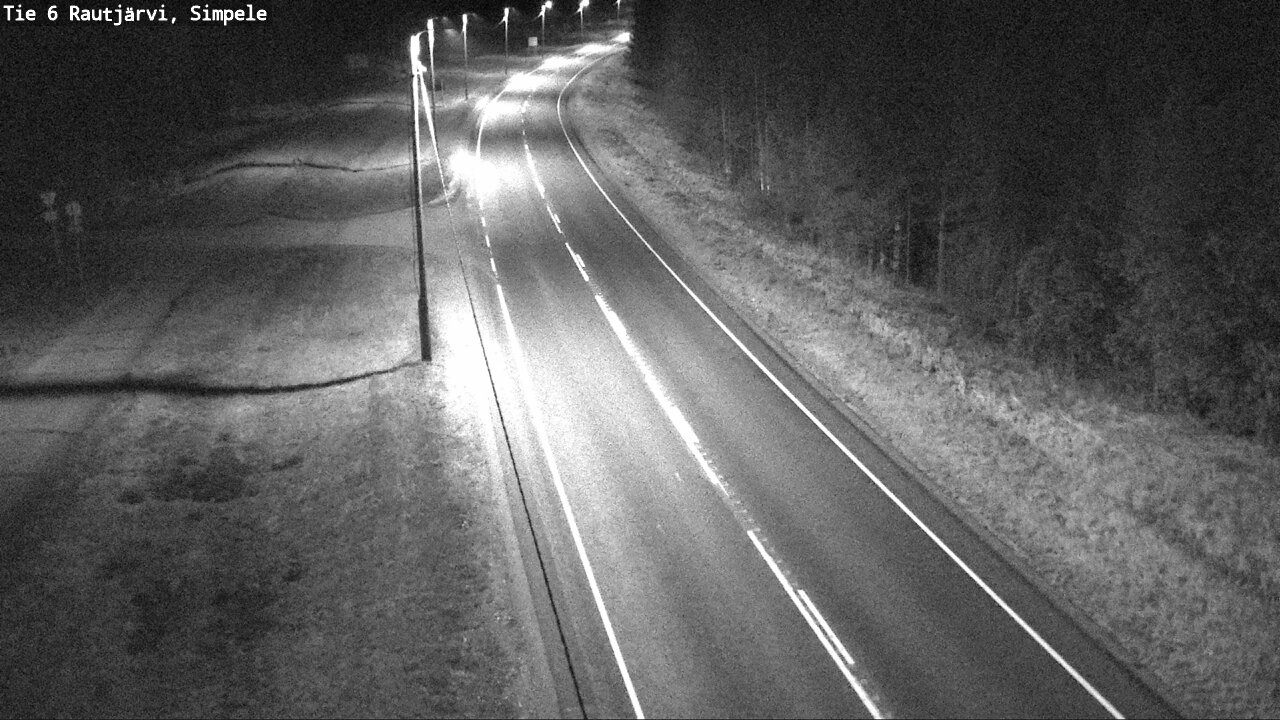Kelikamerat Kuva Tie 6 Rautjärvi, Simpele, Rautjärvi, Etelä-Karjala