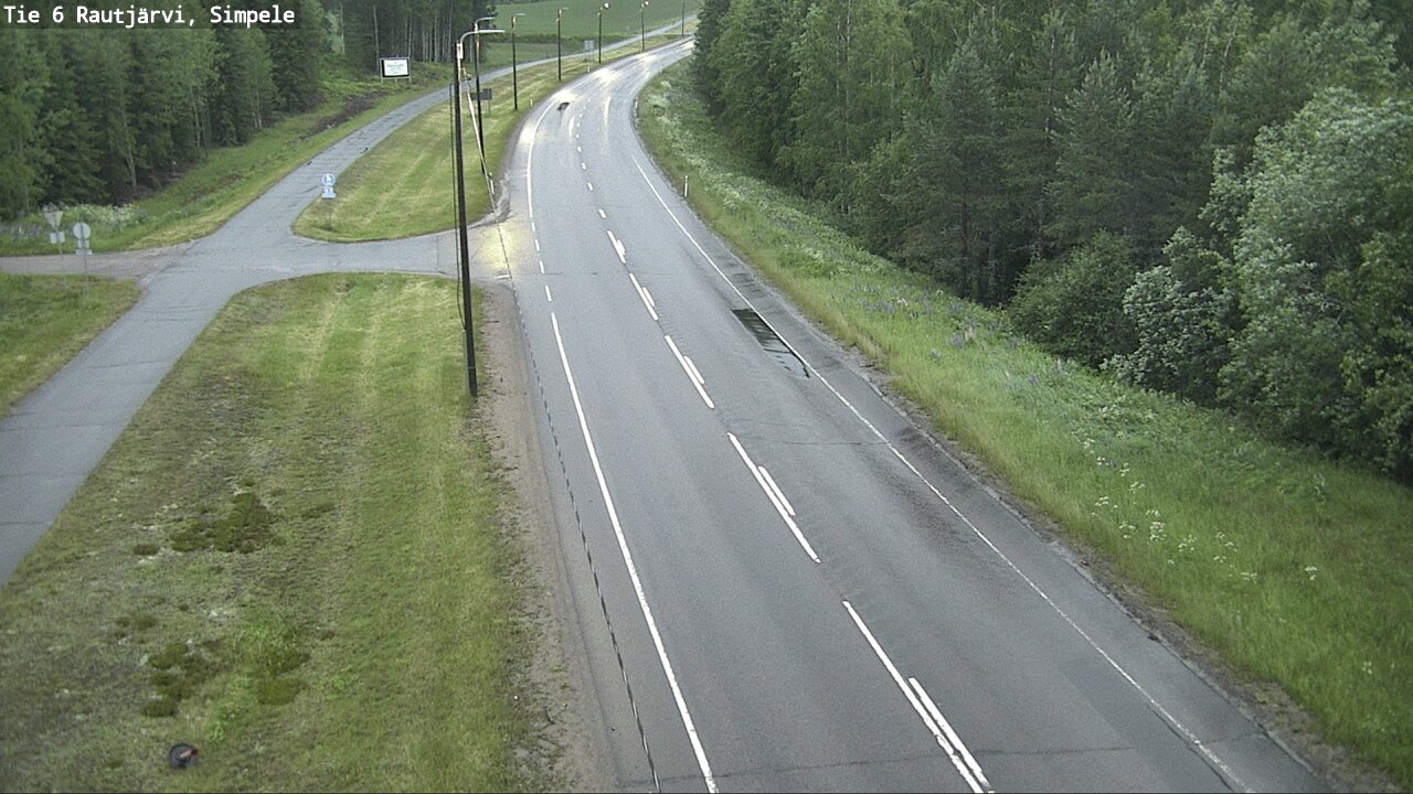 Kelikamerat Kuva Tie 6 Rautjärvi, Simpele, Rautjärvi, Etelä-Karjala