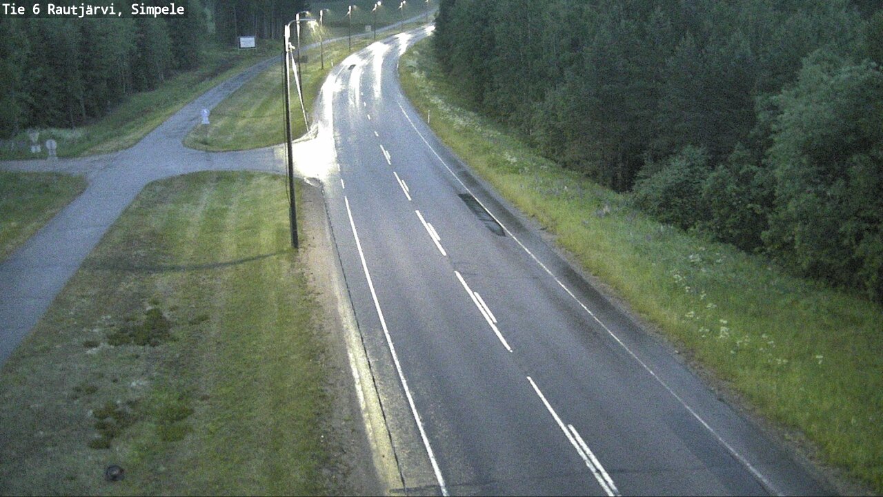 Kelikamerat Kuva Tie 6 Rautjärvi, Simpele, Rautjärvi, Etelä-Karjala