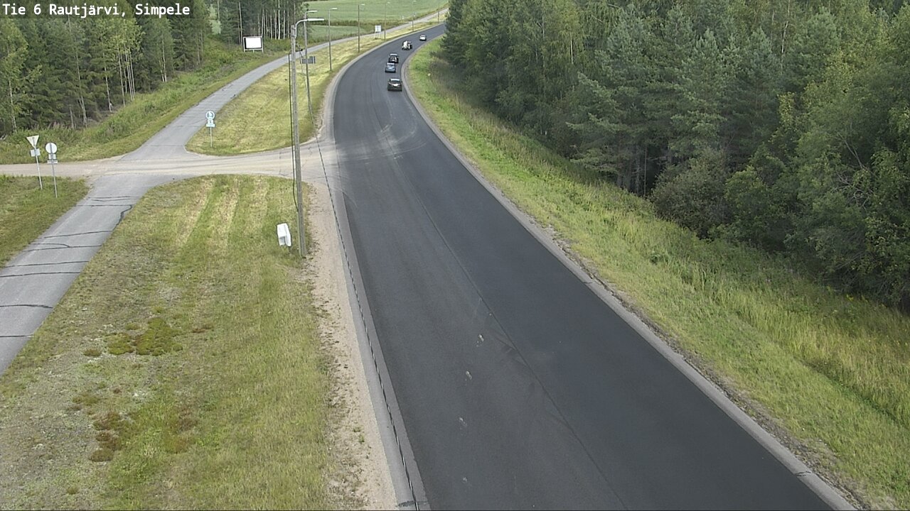 Kelikamerat Kuva Tie 6 Rautjärvi, Simpele, Rautjärvi, Etelä-Karjala