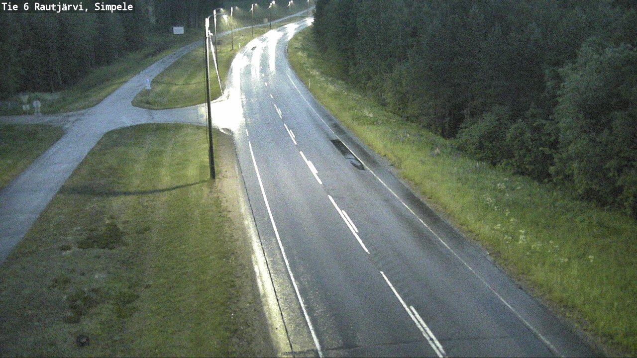 Kelikamerat Kuva Tie 6 Rautjärvi, Simpele, Rautjärvi, Etelä-Karjala