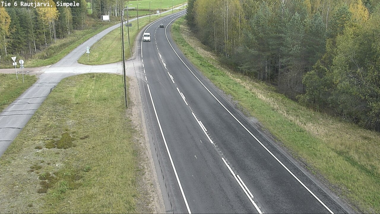 Kelikamerat Kuva Tie 6 Rautjärvi, Simpele, Rautjärvi, Etelä-Karjala