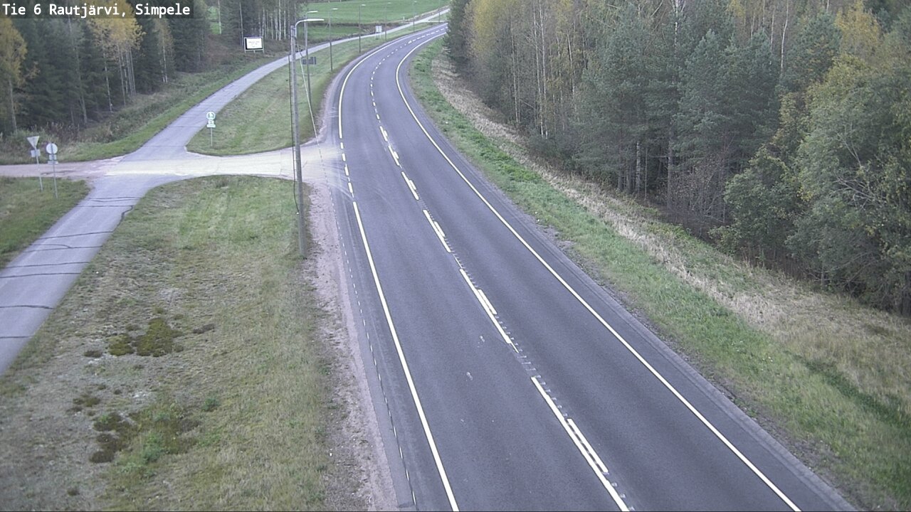 Kelikamerat Kuva Tie 6 Rautjärvi, Simpele, Rautjärvi, Etelä-Karjala