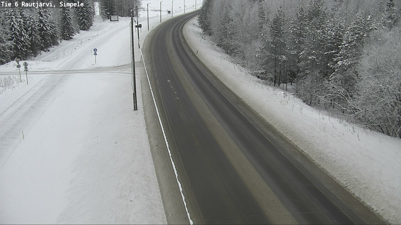 Kelikamerat Kuva Tie 6 Rautjärvi, Simpele, Rautjärvi, Etelä-Karjala