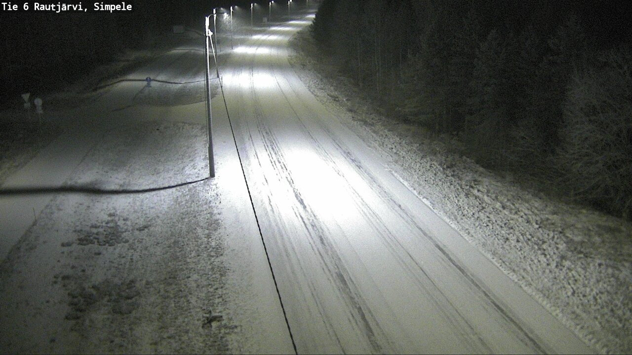 Kelikamerat Kuva Tie 6 Rautjärvi, Simpele, Rautjärvi, Etelä-Karjala