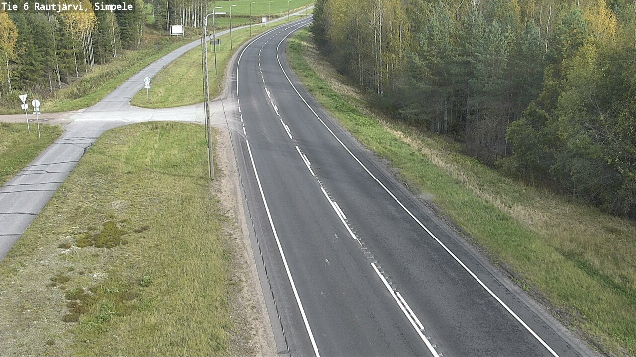 Kelikamerat Kuva Tie 6 Rautjärvi, Simpele, Rautjärvi, Etelä-Karjala