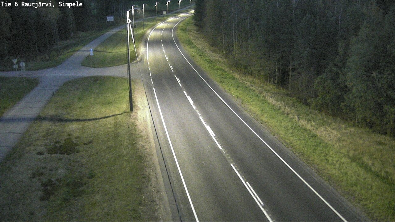 Kelikamerat Kuva Tie 6 Rautjärvi, Simpele, Rautjärvi, Etelä-Karjala