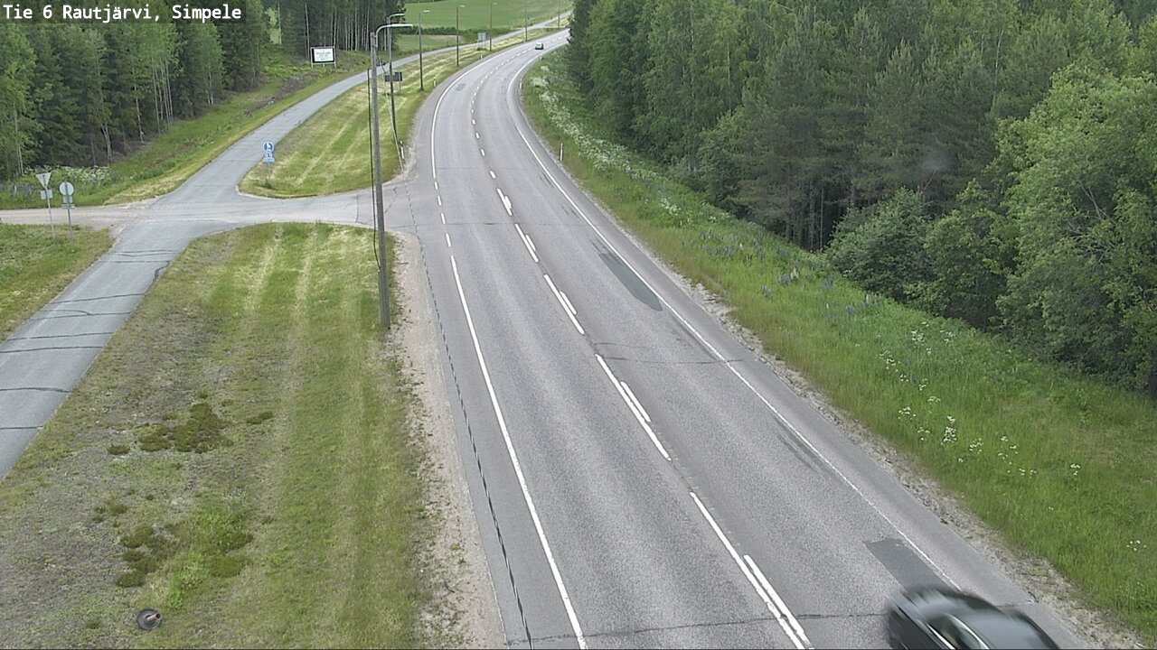 Kelikamerat Kuva Tie 6 Rautjärvi, Simpele, Rautjärvi, Etelä-Karjala