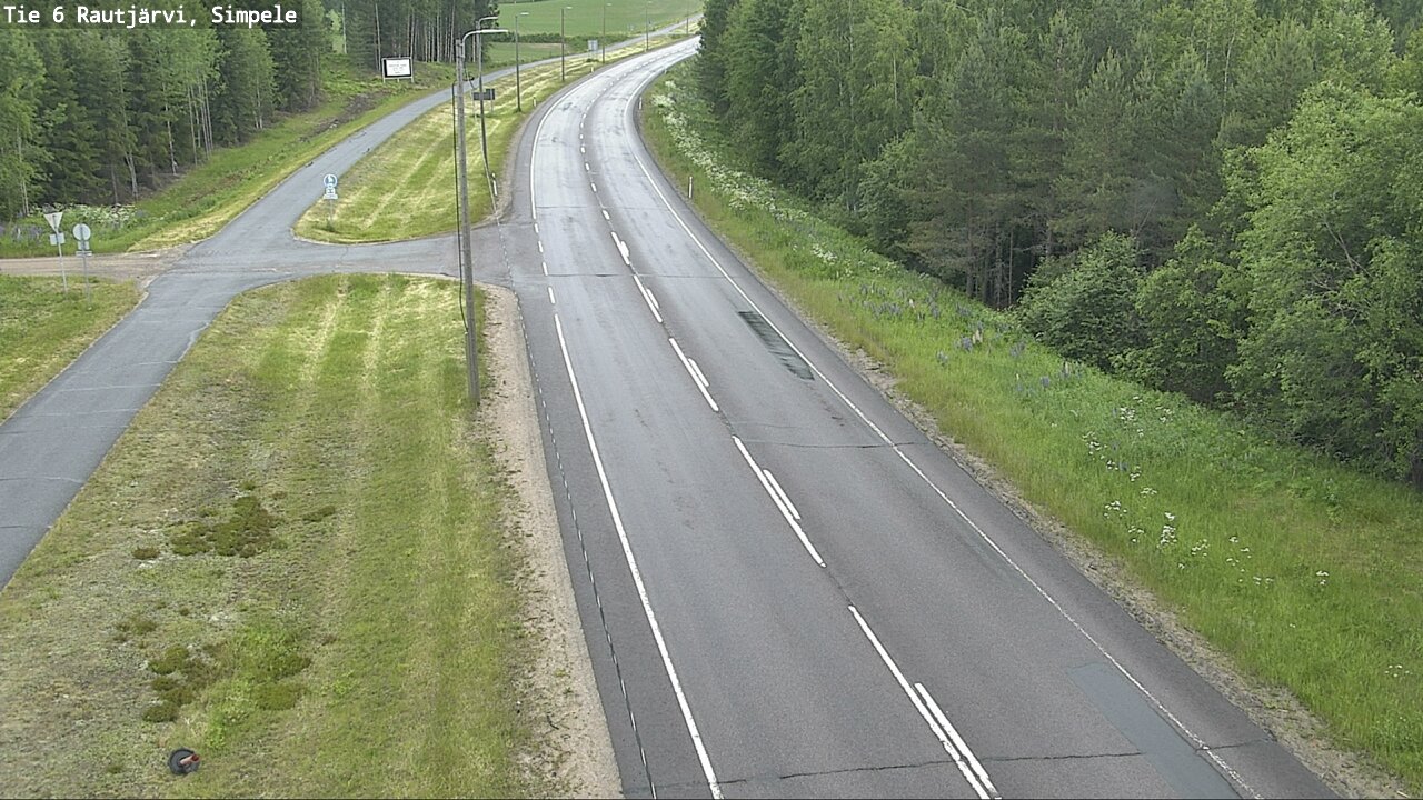 Kelikamerat Kuva Tie 6 Rautjärvi, Simpele, Rautjärvi, Etelä-Karjala