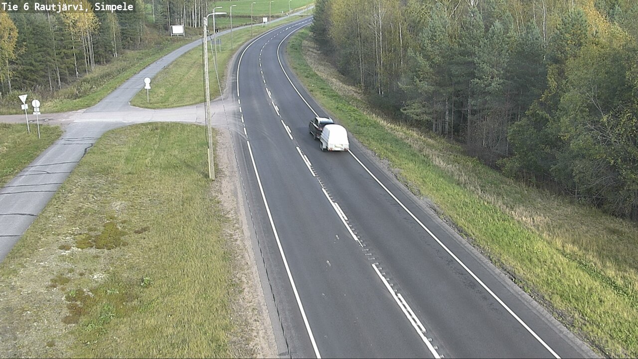 Kelikamerat Kuva Tie 6 Rautjärvi, Simpele, Rautjärvi, Etelä-Karjala