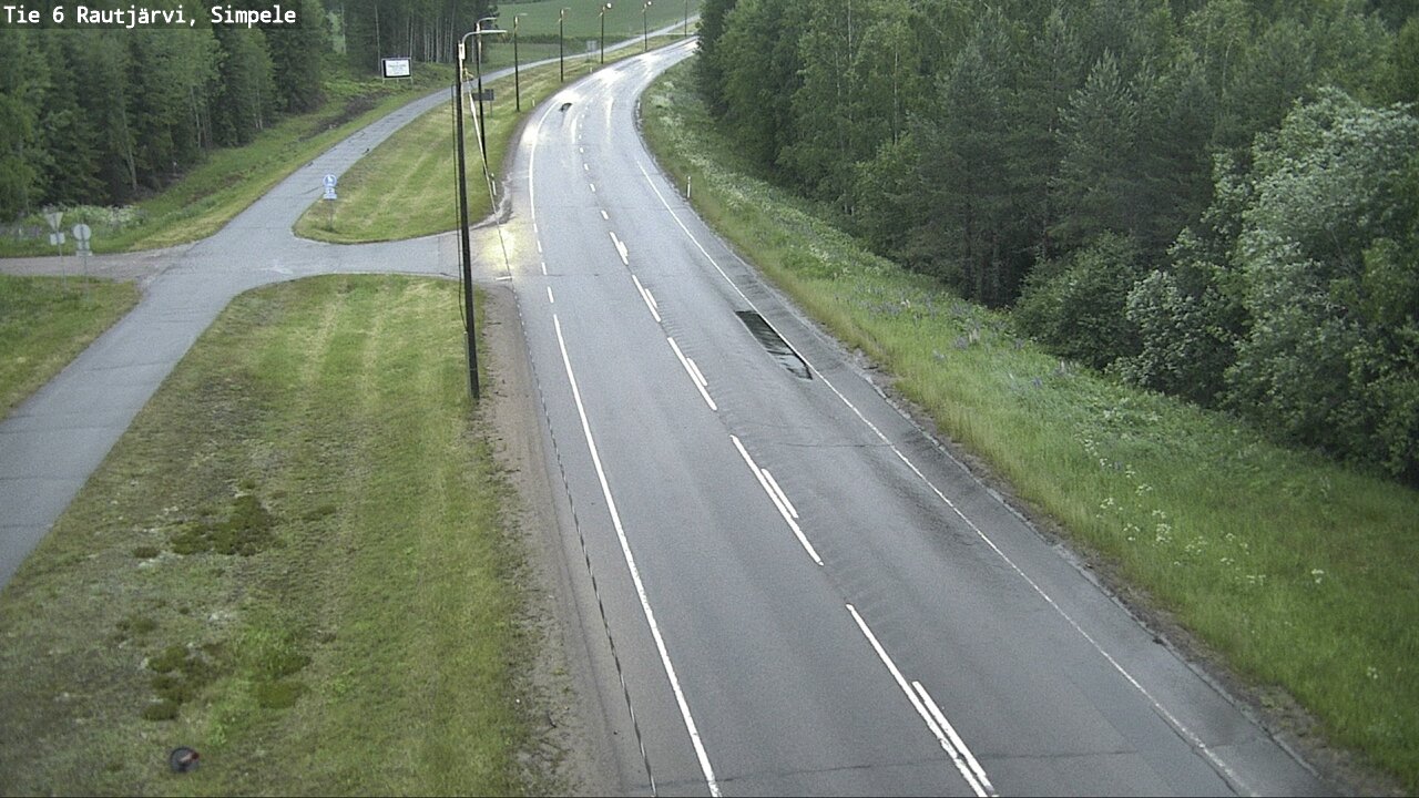 Kelikamerat Kuva Tie 6 Rautjärvi, Simpele, Rautjärvi, Etelä-Karjala