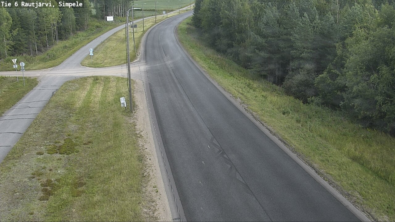 Kelikamerat Kuva Tie 6 Rautjärvi, Simpele, Rautjärvi, Etelä-Karjala