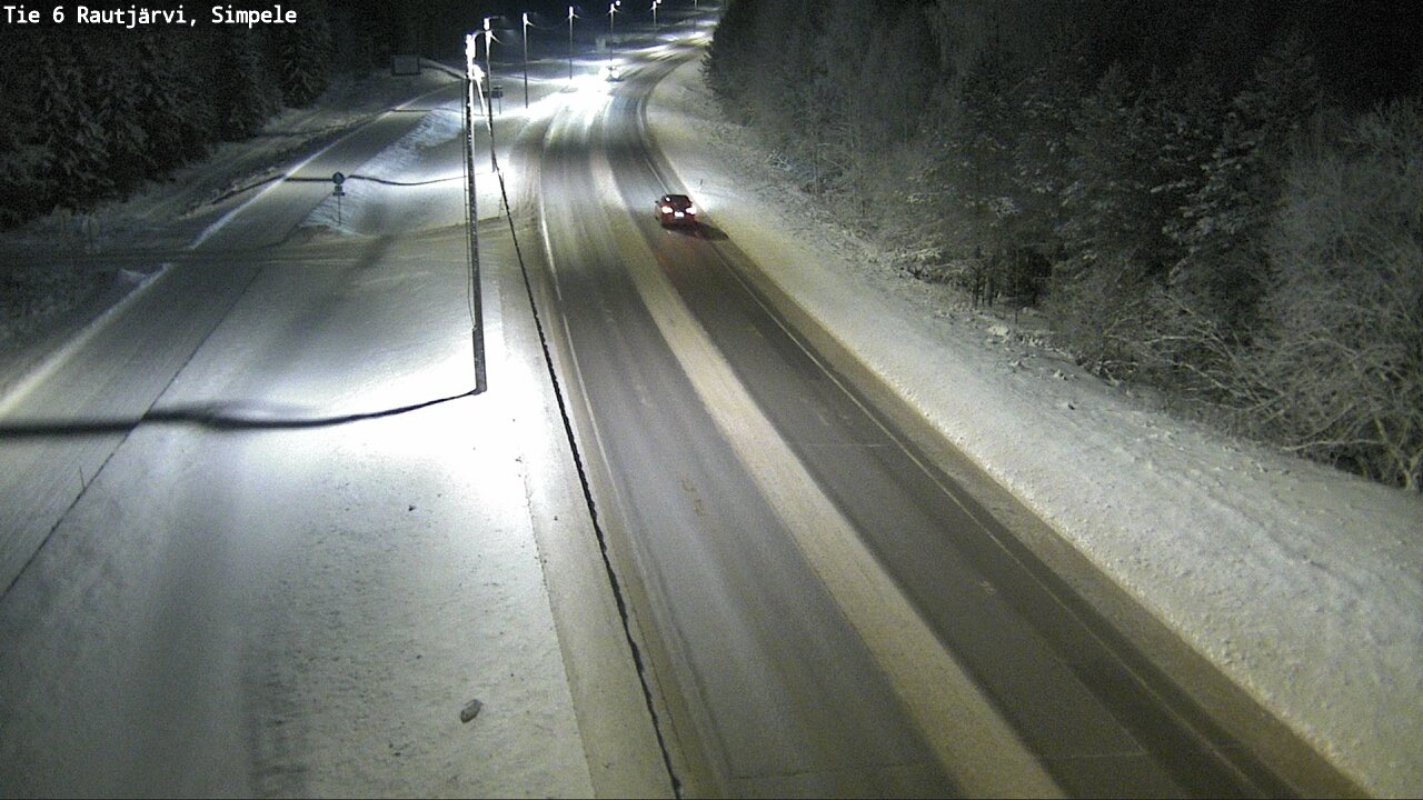 Kelikamerat Kuva Tie 6 Rautjärvi, Simpele, Rautjärvi, Etelä-Karjala