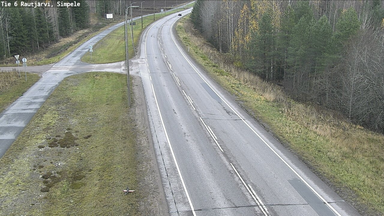 Kelikamerat Kuva Tie 6 Rautjärvi, Simpele, Rautjärvi, Etelä-Karjala
