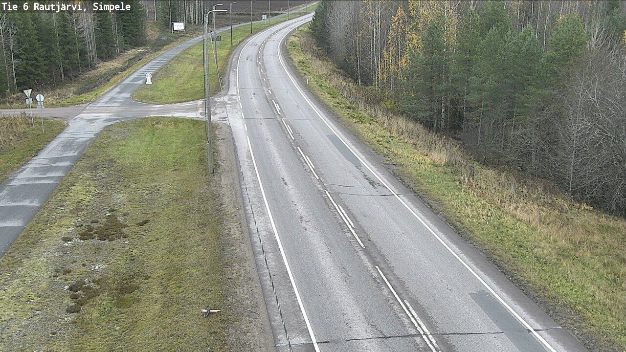 Kelikamerat Kuva Tie 6 Rautjärvi, Simpele, Rautjärvi, Etelä-Karjala
