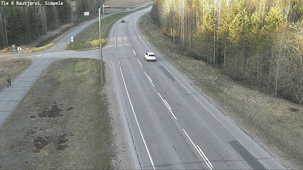 Weather Camera Image Road 6 Rautjärvi, Simpele, Rautjärvi, Etelä-Karjala