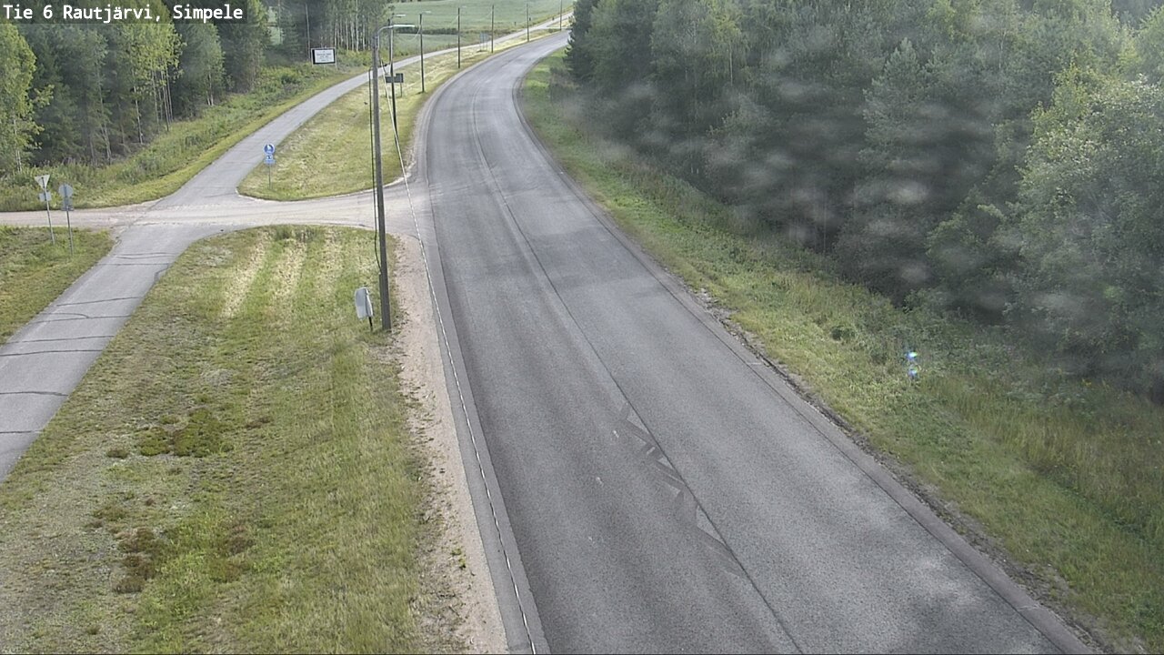 Weather Camera Image Road 6 Rautjärvi, Simpele, Rautjärvi, Etelä-Karjala