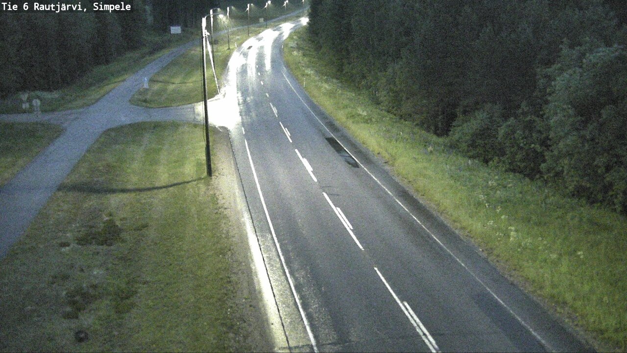 Kelikamerat Kuva Tie 6 Rautjärvi, Simpele, Rautjärvi, Etelä-Karjala