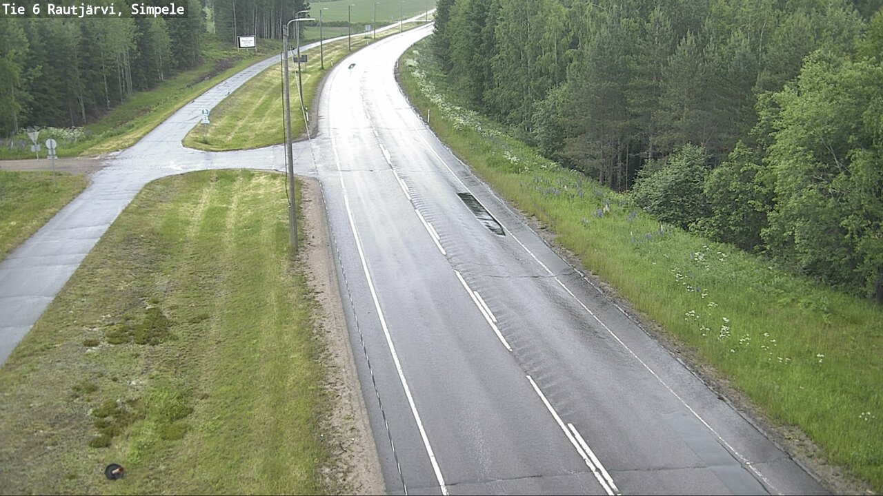 Kelikamerat Kuva Tie 6 Rautjärvi, Simpele, Rautjärvi, Etelä-Karjala