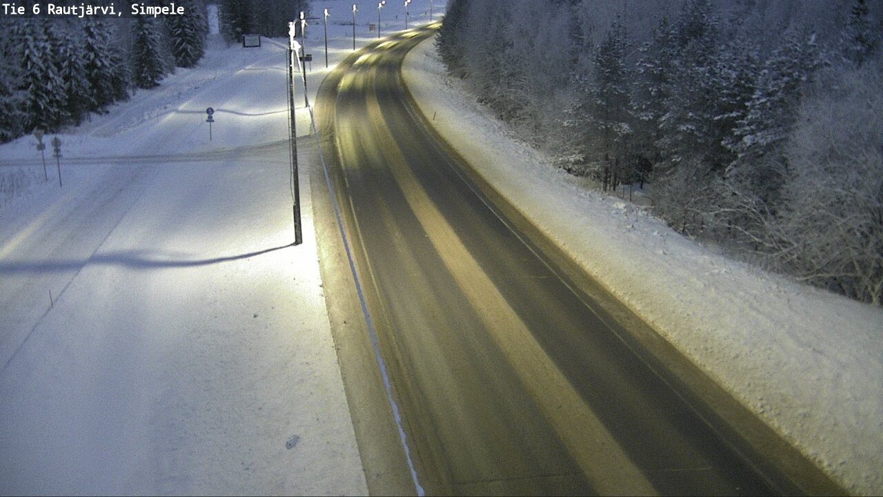 Kelikamerat Kuva Tie 6 Rautjärvi, Simpele, Rautjärvi, Etelä-Karjala