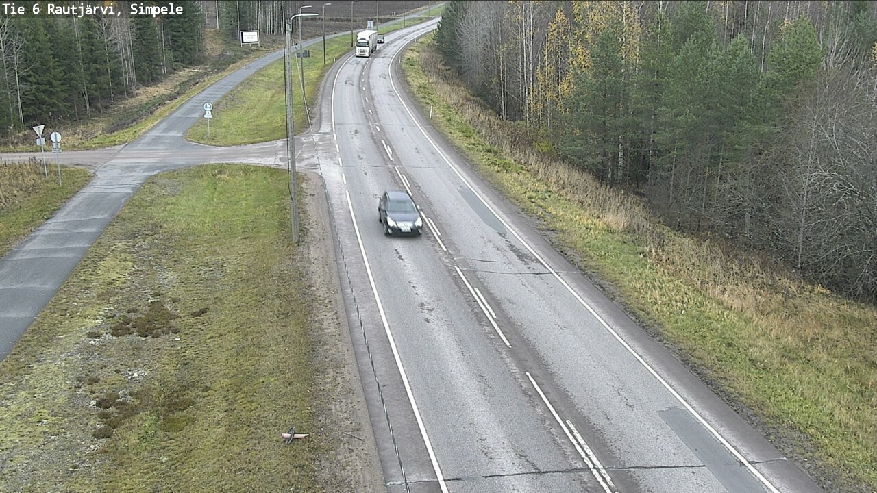 Kelikamerat Kuva Tie 6 Rautjärvi, Simpele, Rautjärvi, Etelä-Karjala