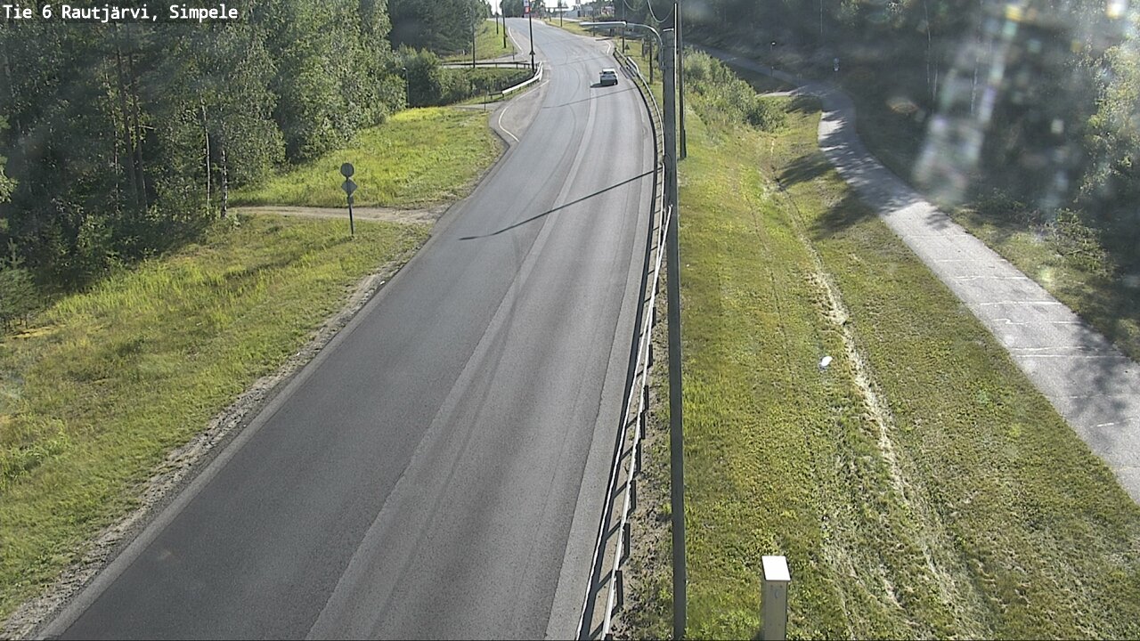 Kelikamerat Kuva Tie 6 Rautjärvi, Simpele, Rautjärvi, Etelä-Karjala