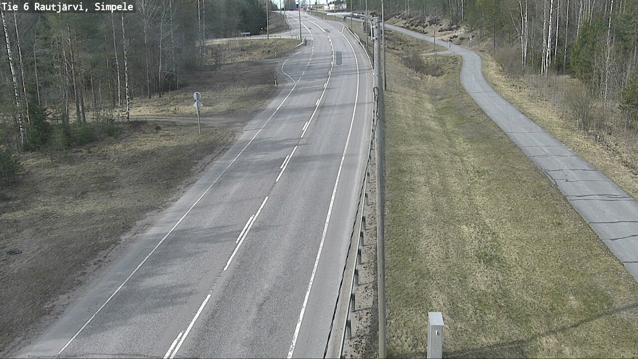 Kelikamerat Kuva Tie 6 Rautjärvi, Simpele, Rautjärvi, Etelä-Karjala