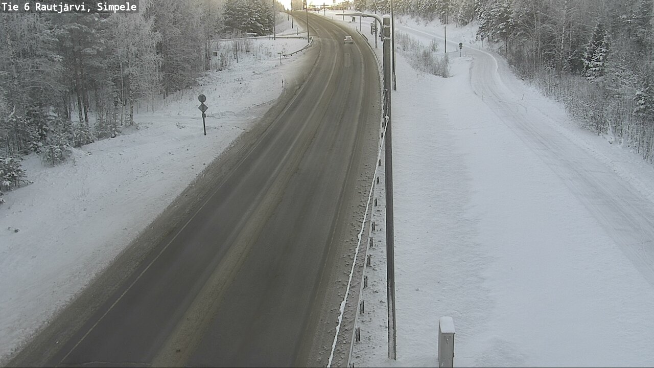 Kelikamerat Kuva Tie 6 Rautjärvi, Simpele, Rautjärvi, Etelä-Karjala