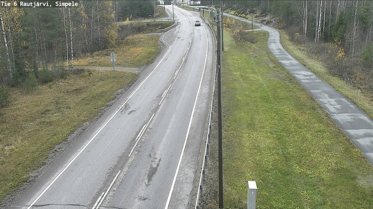 Kelikamerat Kuva Tie 6 Rautjärvi, Simpele, Rautjärvi, Etelä-Karjala