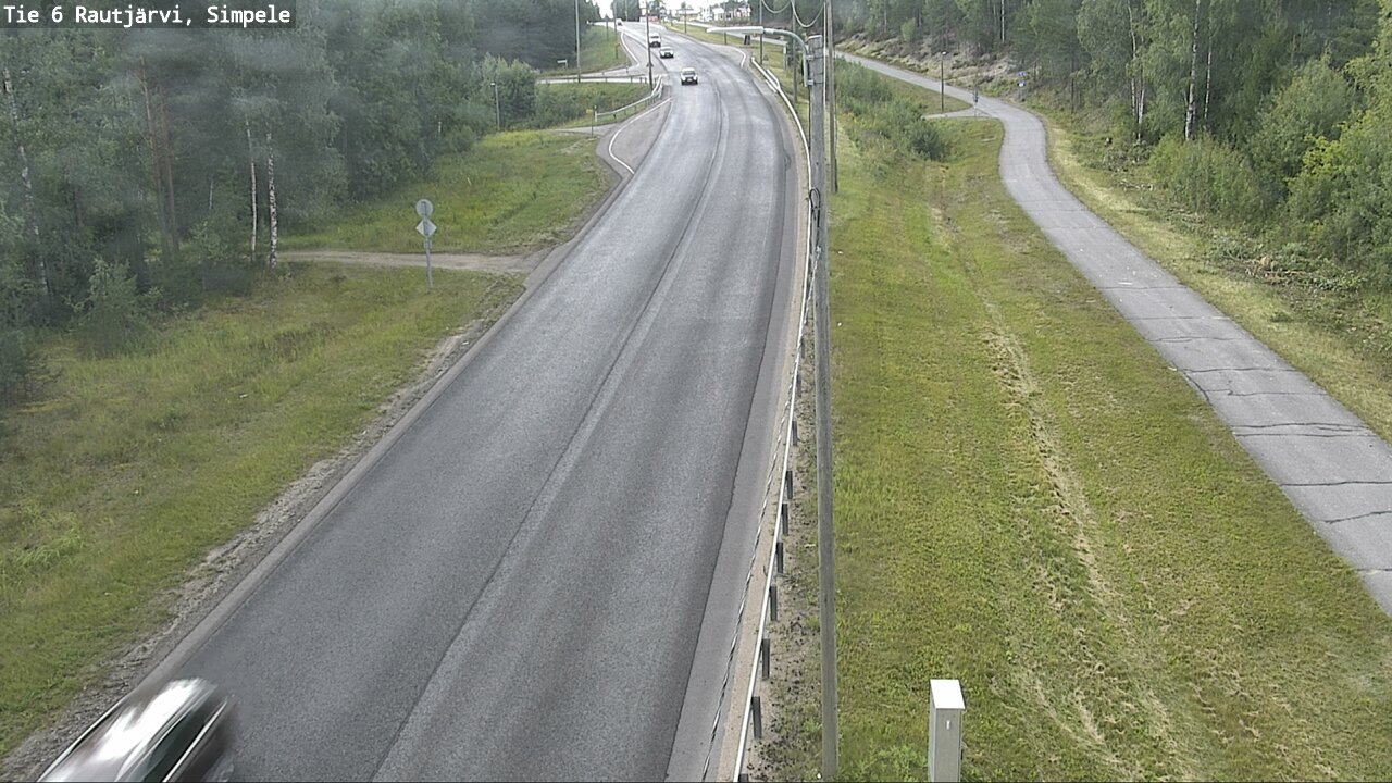 Kelikamerat Kuva Tie 6 Rautjärvi, Simpele, Rautjärvi, Etelä-Karjala