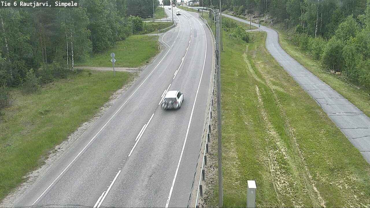 Kelikamerat Kuva Tie 6 Rautjärvi, Simpele, Rautjärvi, Etelä-Karjala
