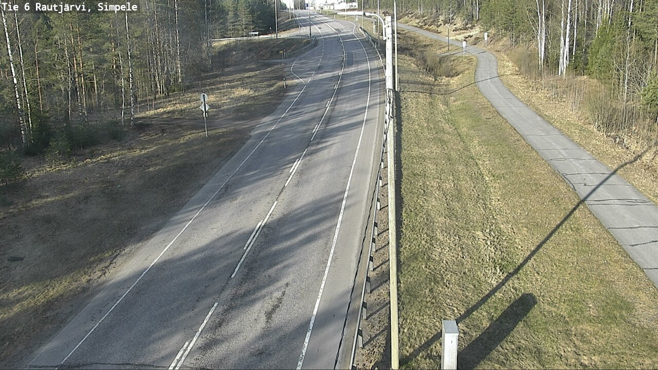 Kelikamerat Kuva Tie 6 Rautjärvi, Simpele, Rautjärvi, Etelä-Karjala