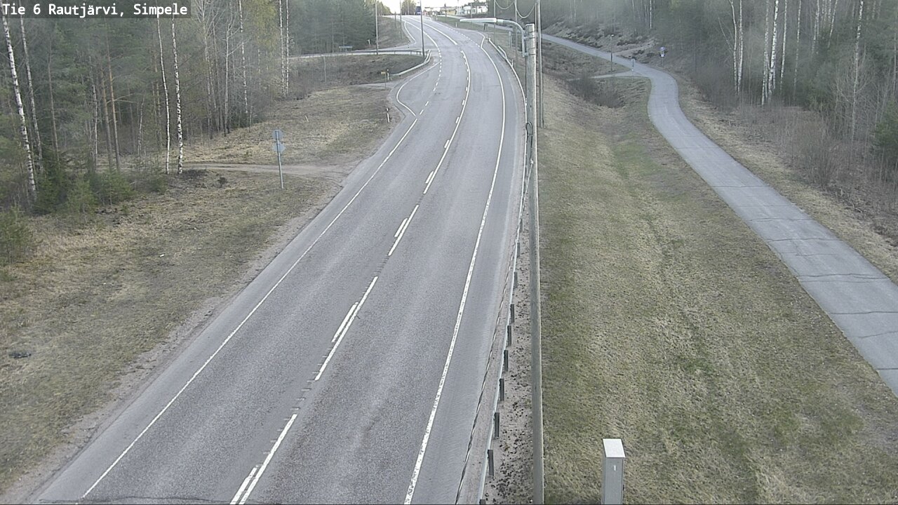 Kelikamerat Kuva Tie 6 Rautjärvi, Simpele, Rautjärvi, Etelä-Karjala