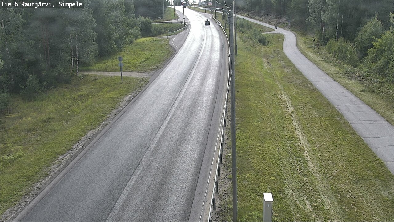 Kelikamerat Kuva Tie 6 Rautjärvi, Simpele, Rautjärvi, Etelä-Karjala