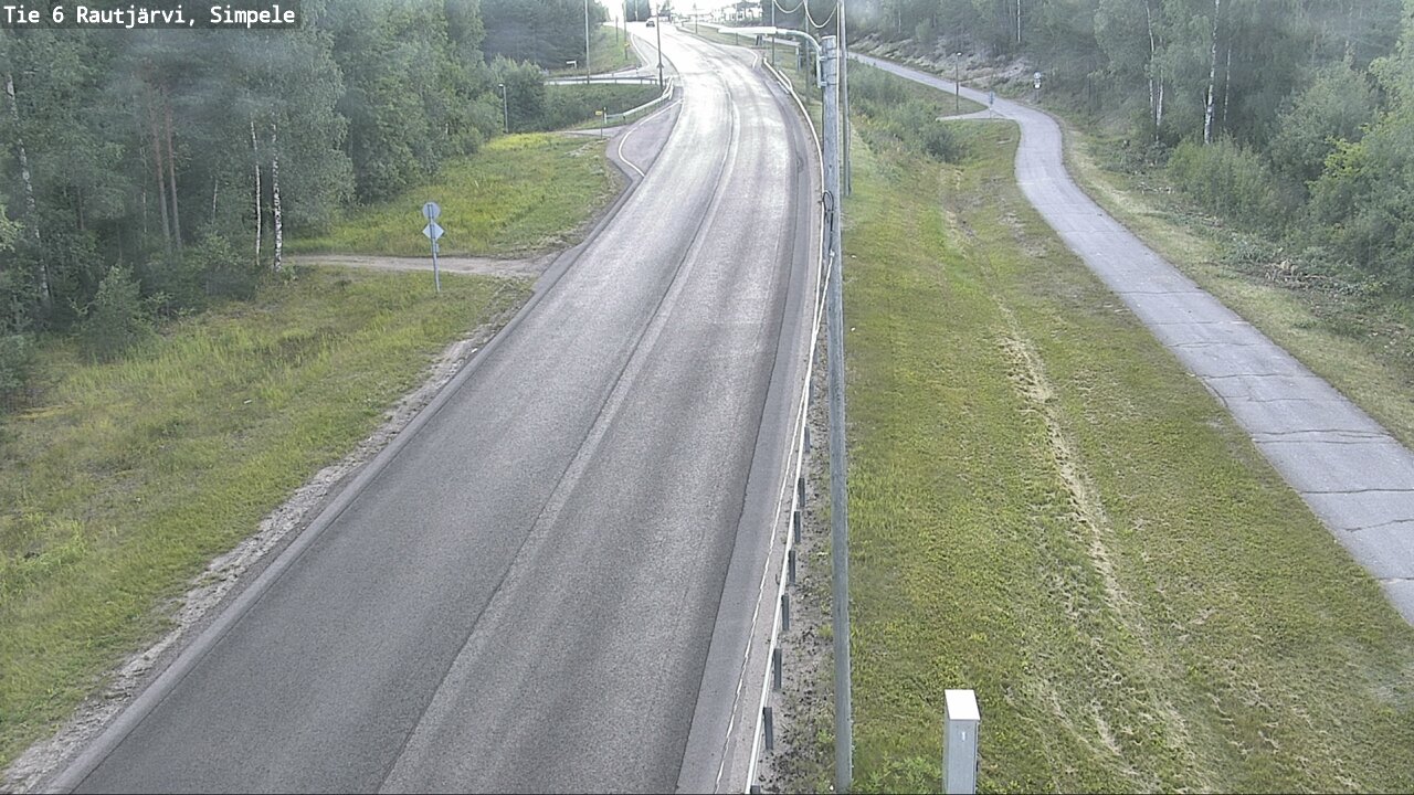 Kelikamerat Kuva Tie 6 Rautjärvi, Simpele, Rautjärvi, Etelä-Karjala