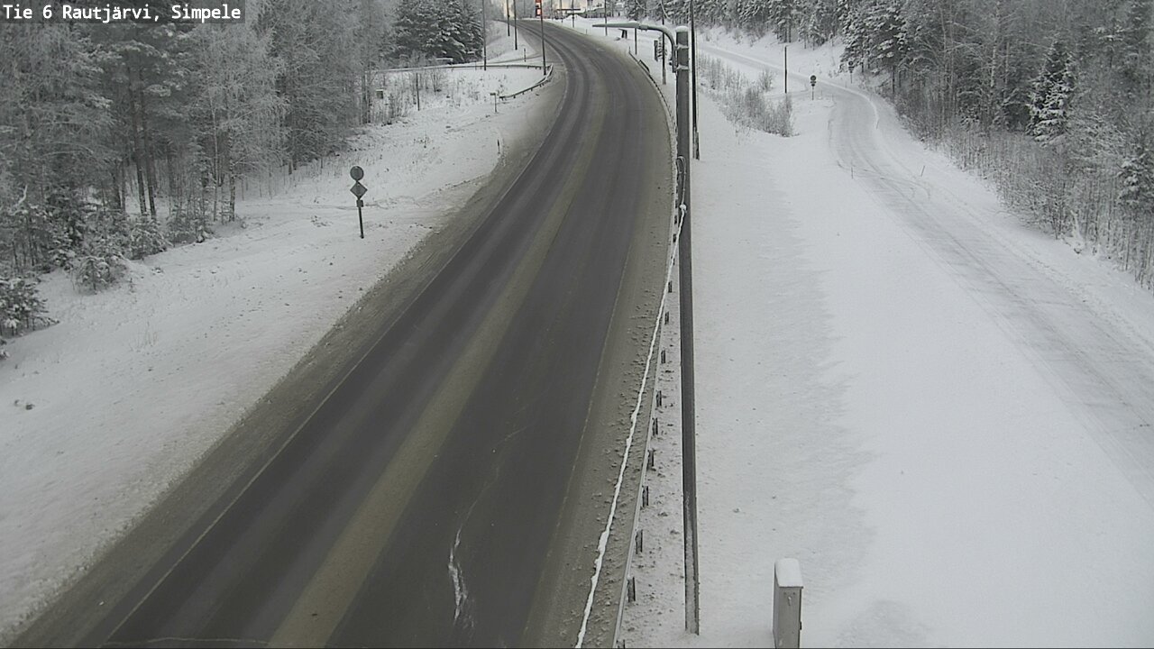 Kelikamerat Kuva Tie 6 Rautjärvi, Simpele, Rautjärvi, Etelä-Karjala