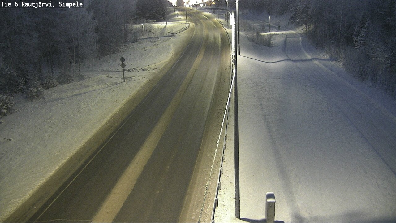 Kelikamerat Kuva Tie 6 Rautjärvi, Simpele, Rautjärvi, Etelä-Karjala