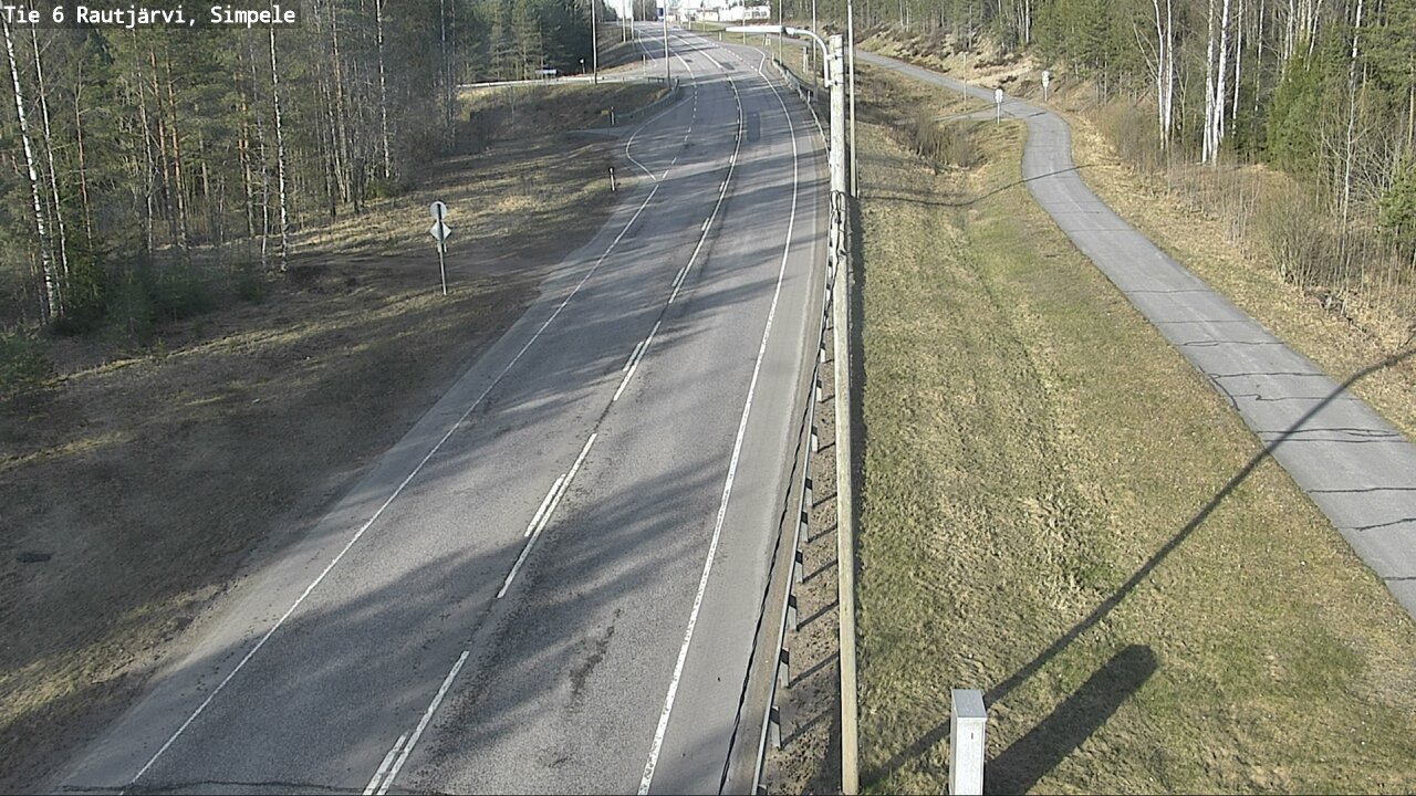 Kelikamerat Kuva Tie 6 Rautjärvi, Simpele, Rautjärvi, Etelä-Karjala