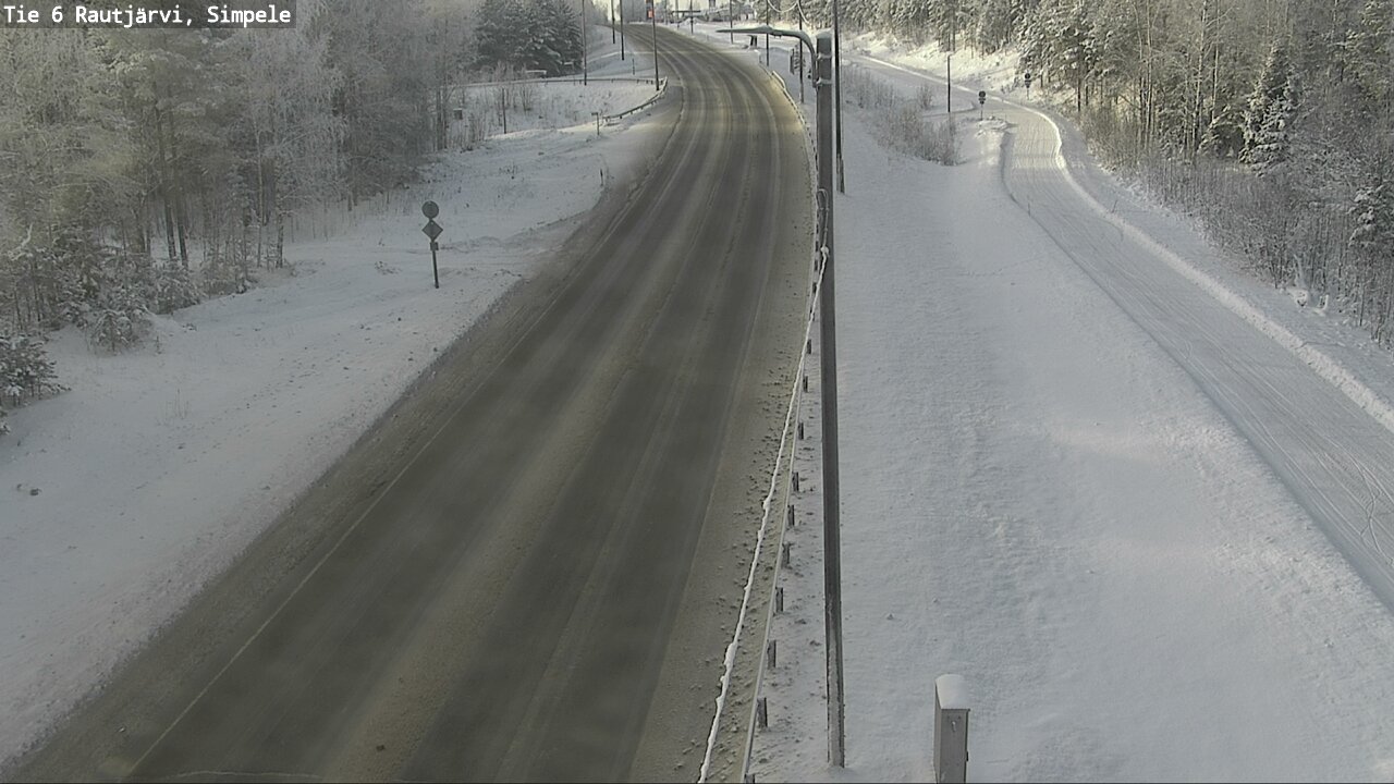 Kelikamerat Kuva Tie 6 Rautjärvi, Simpele, Rautjärvi, Etelä-Karjala