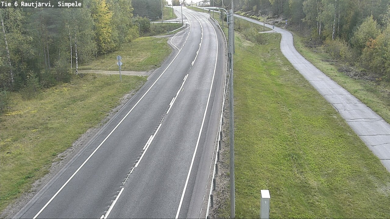 Kelikamerat Kuva Tie 6 Rautjärvi, Simpele, Rautjärvi, Etelä-Karjala